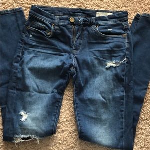 Blank NYC distressed skinny jeans